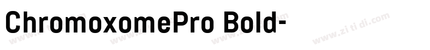 ChromoxomePro Bold字体转换